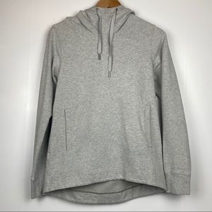 lululemon athletica Light Gray Hoodie Sweatshirt
